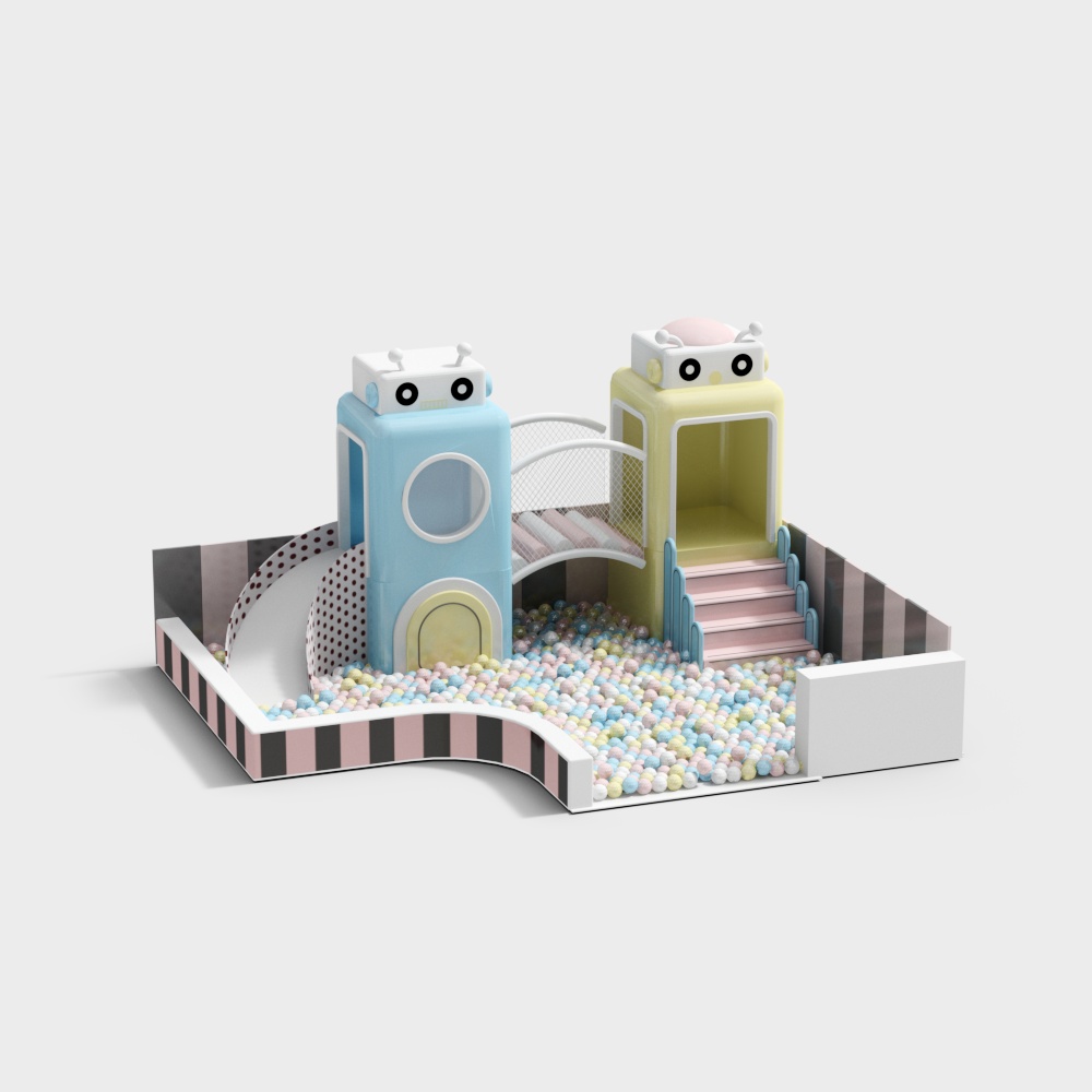 Indoor children's playground in the mall