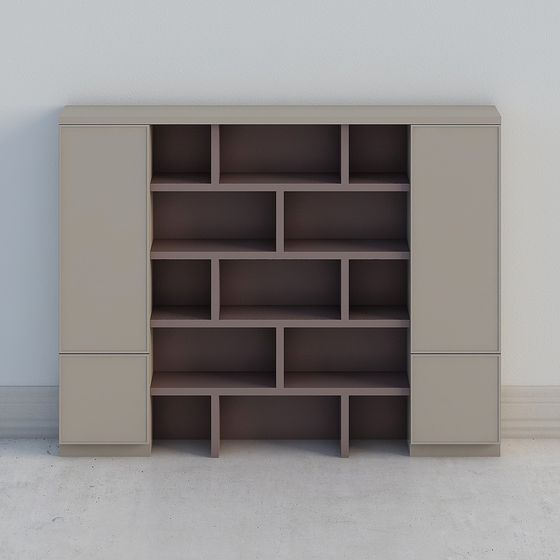 Urban Storage 3D model Bookcase for Modern Interiors