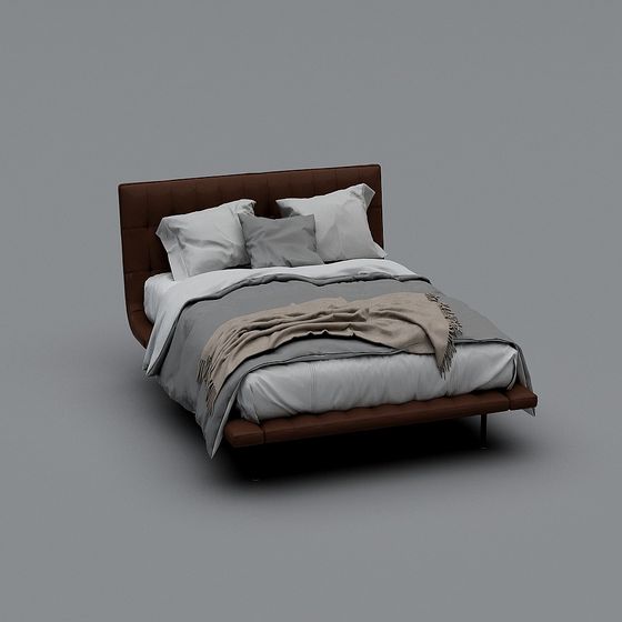 Urban Comfort Bed 3D model
