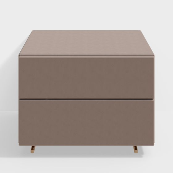 Modern Minimalist Nightstand 3D model
