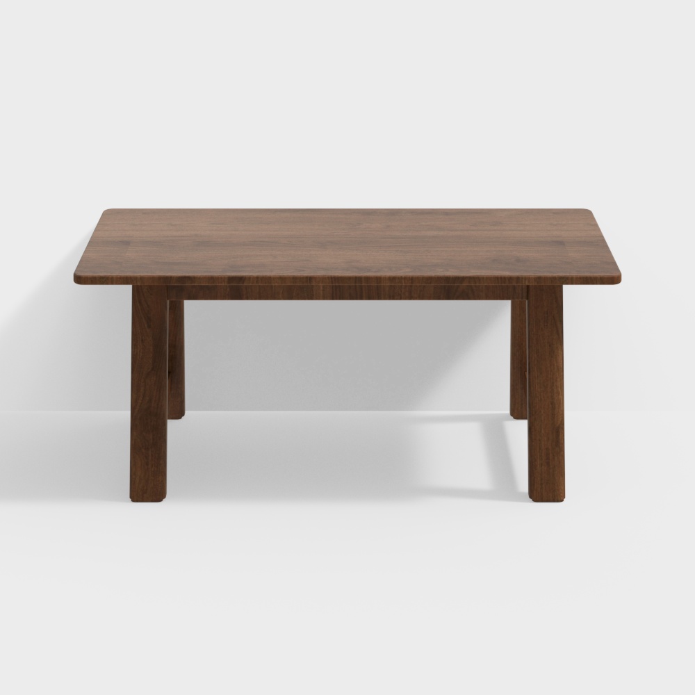 Van House Furniture - Dun Dun Dining Table - 1800 Model - Black Walnut