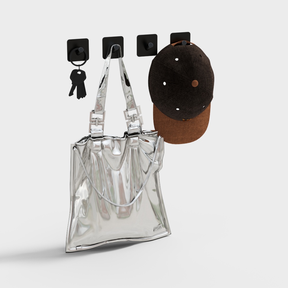 2-3-4_org100034501 hook A34 (slant hook 4 pack)_model ornaments