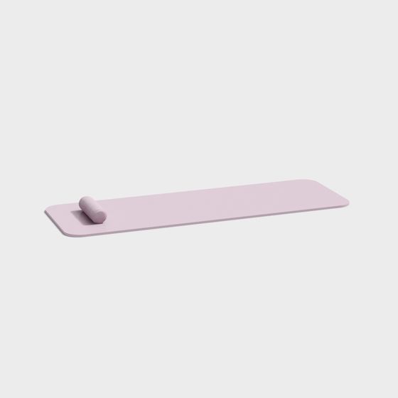 Minimalist Yoga Mat 3D model for Tranquility