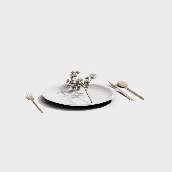 Elegant Dining Table 3D model