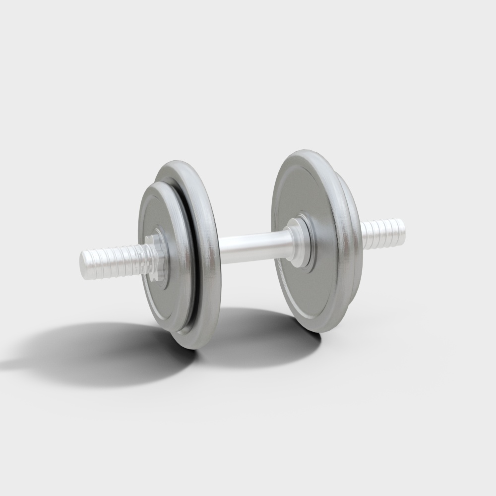 Realistic Dumbbell 3D model for Fitness Equipment