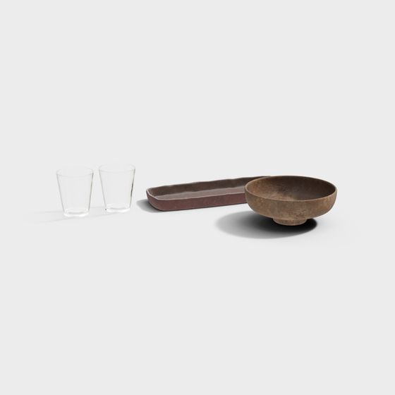 Minimalist Tableware 3D model