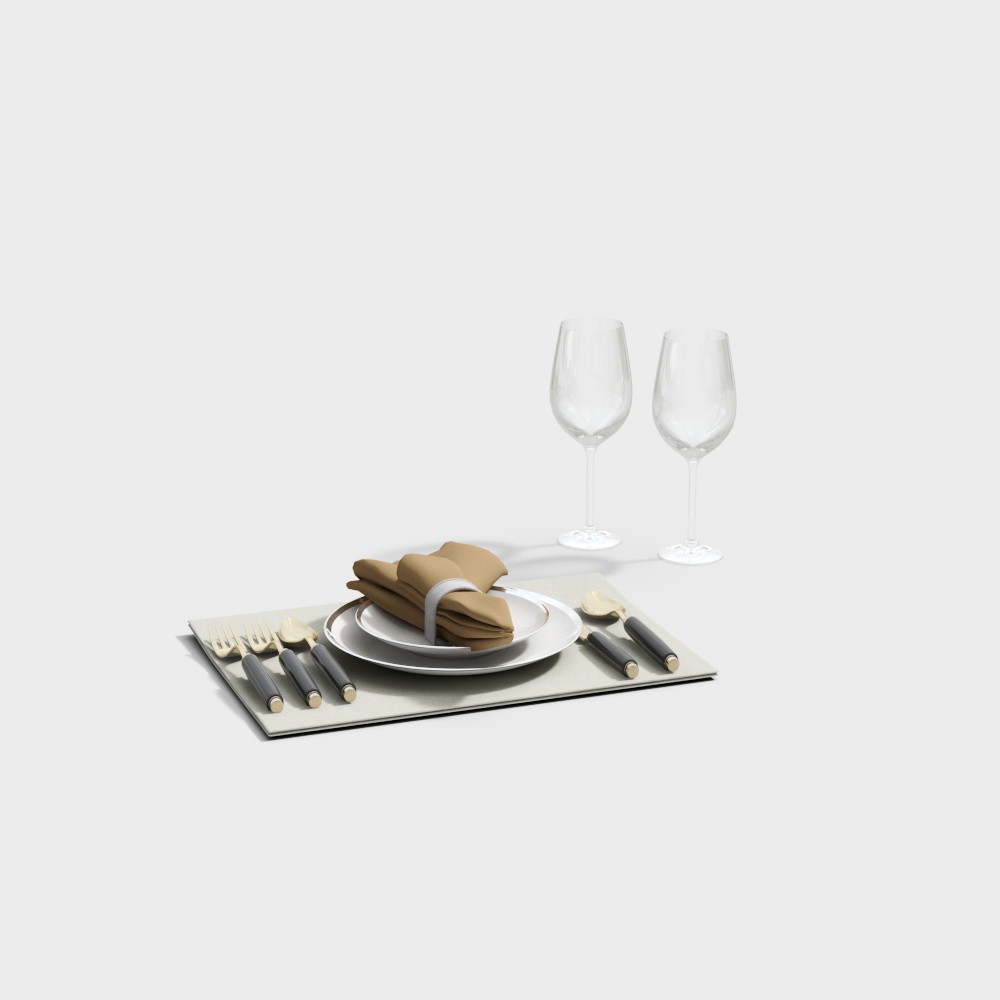 modern tableware