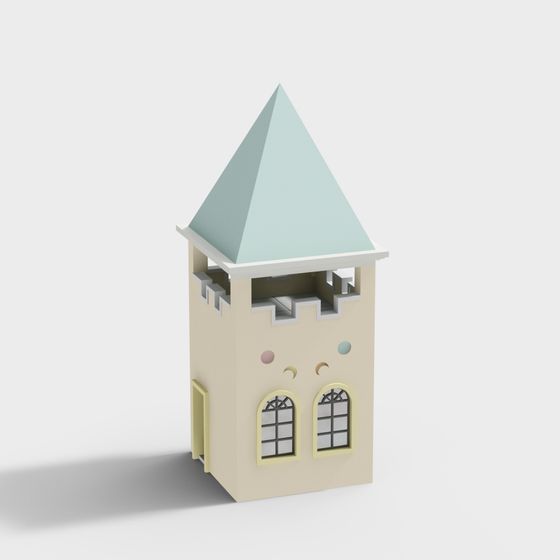 Dreamy Cottage 3D model for Creative Projects