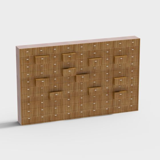 Modular Storage Cabinet 3D model