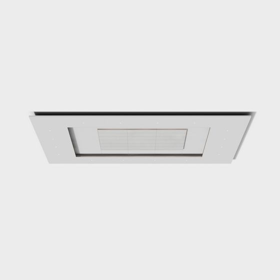 Elegant Medicine Hall Ceiling 3D Model in Black and Brown