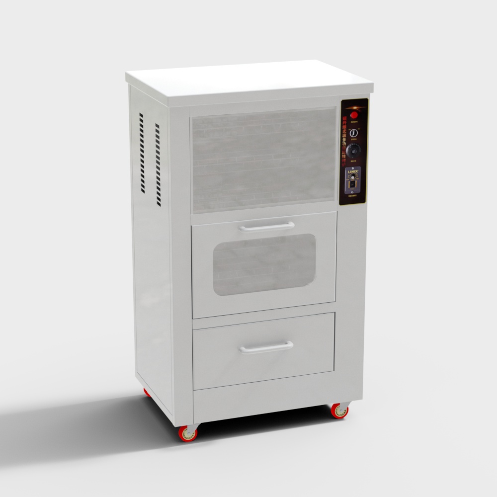 Commercial Oven Low-Poly 3D Model for Designers