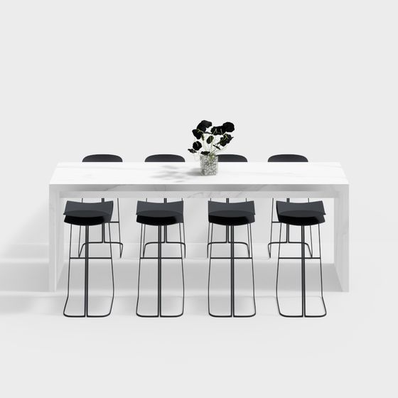 Combinaison chaise bar d'eau de la zone du bureau