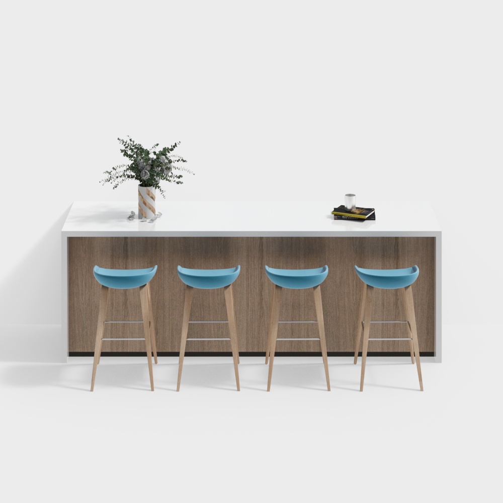 オフィスエリアの水バー椅子の組み合わせ