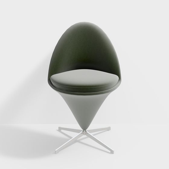 Egg Chair 3D model Inspired by Verner Panton
