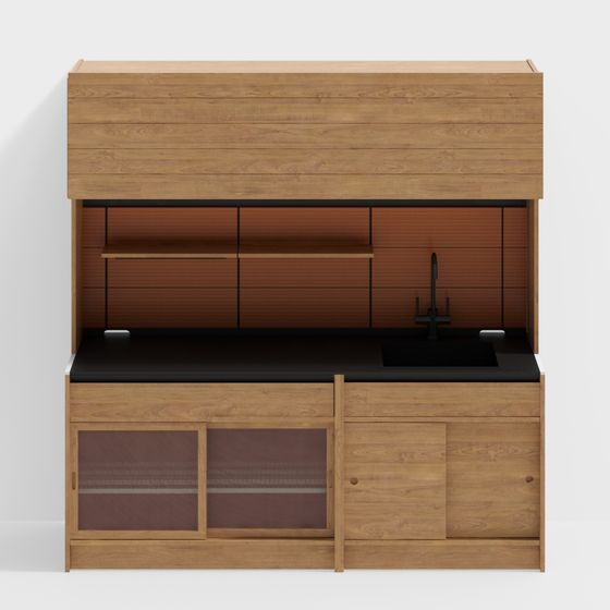 Modern City Kitchen 3D model