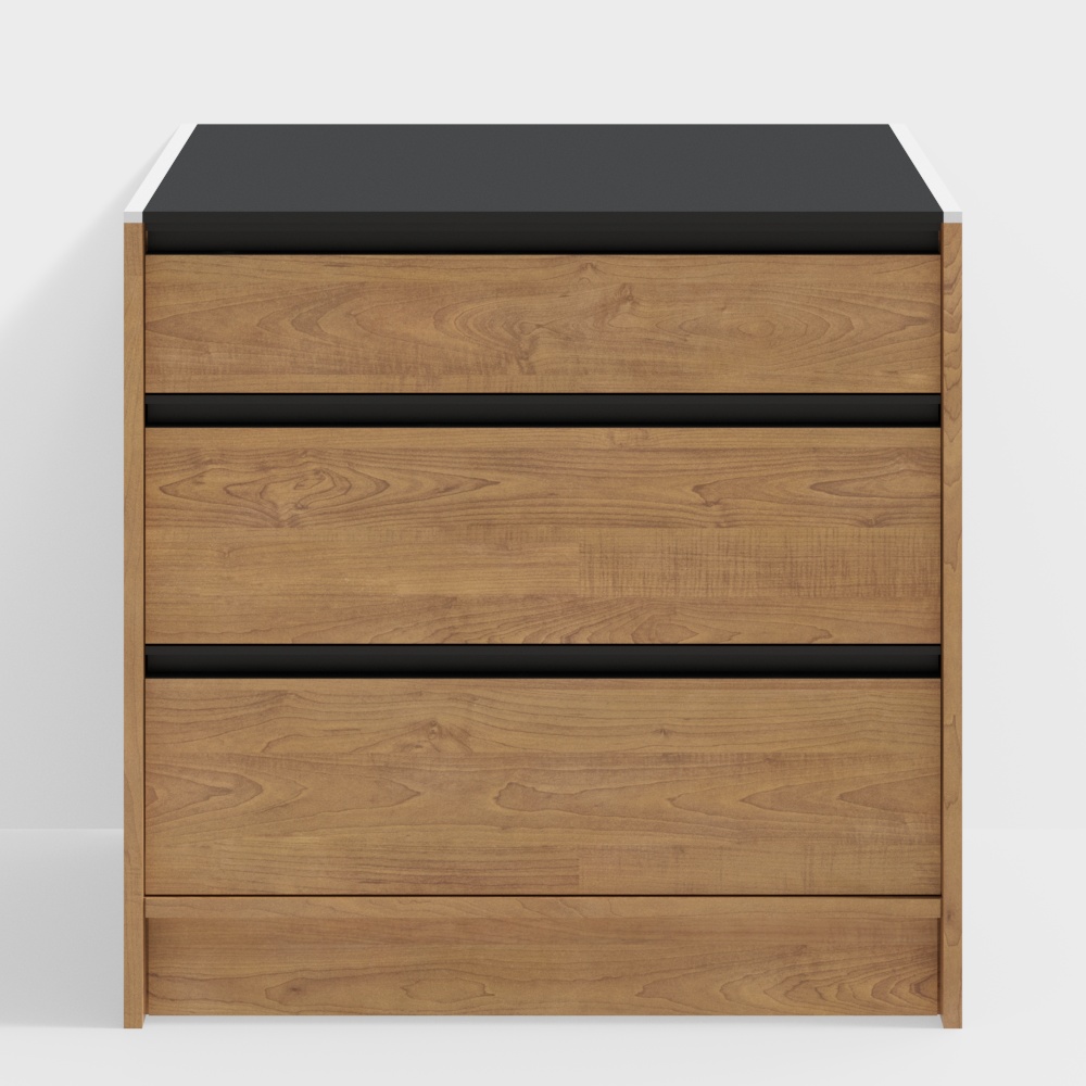 Happy Sideboard Base Cabinet - 900 Model (Chest of Drawers) - Cherry Wood