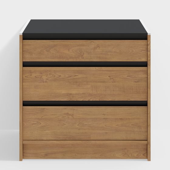 City Window Nightstand 3D model