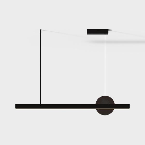 Elegant Minimalist Pendant Light 3D model