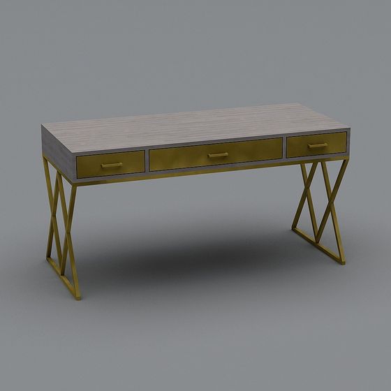 Urban Elegance Desk 3D model