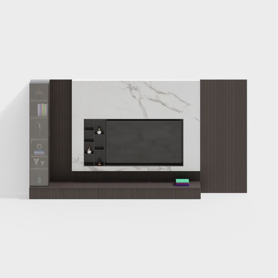 Elegant 3D Model TV Cabinet Design