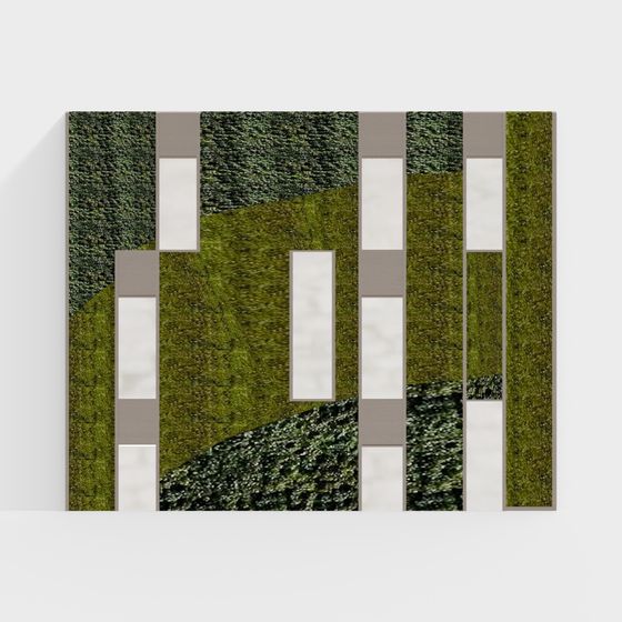 Modern Abstract Nature-Inspired 3D Model