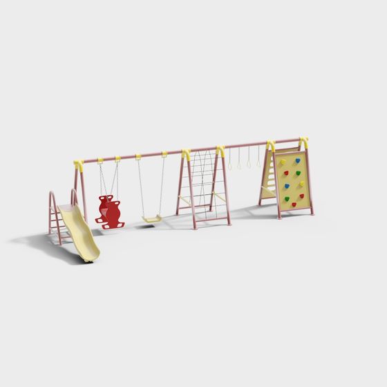 Children's Playground 3D model for Creative Projects