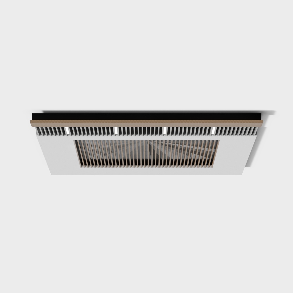 Stylish Ceiling Vent 3D model for Modern Interiors