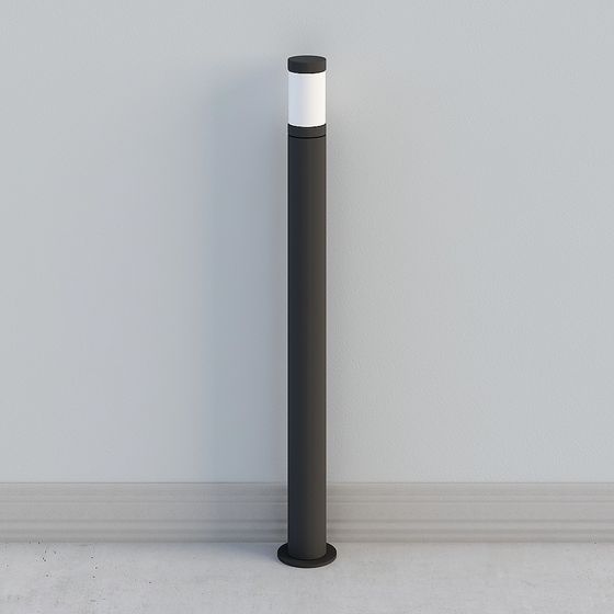 Elegant City Lamp Post 3D model for Modern Spaces