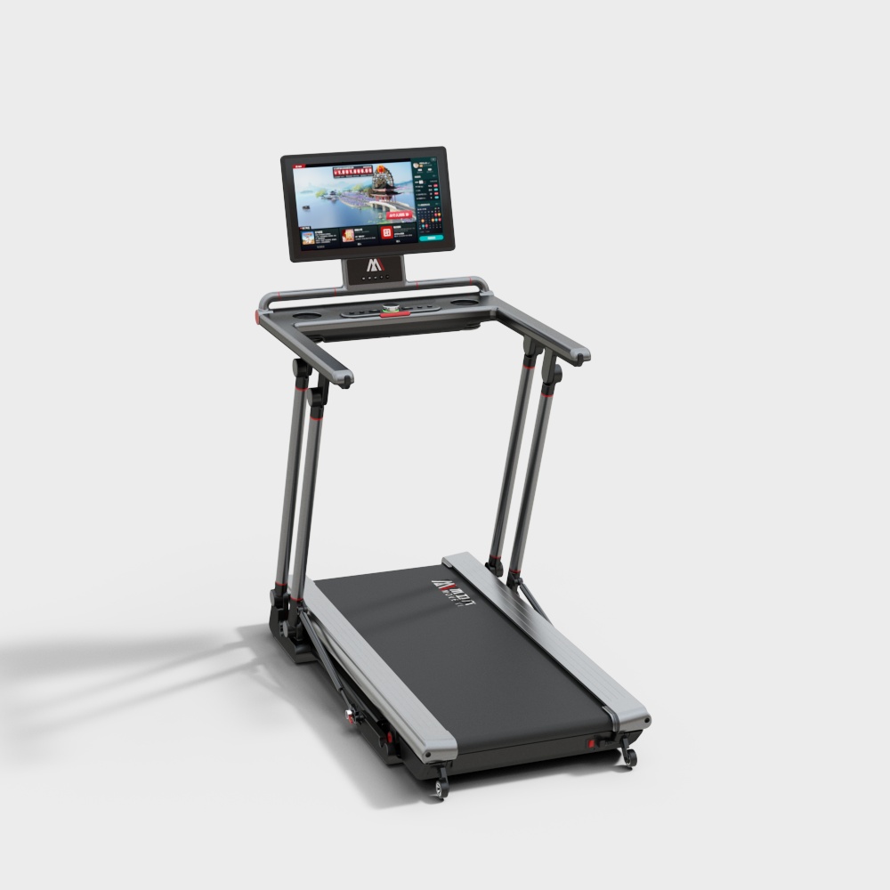 Smart Treadmill 3D model for Designers