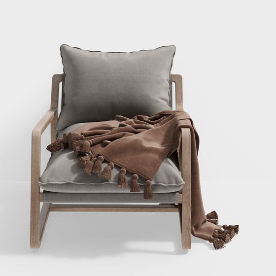 Cozy Lounge Chair 3D model