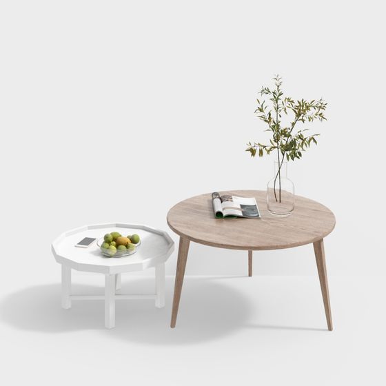 Urban Retreat Coffee Table 3D model for Modern Spaces