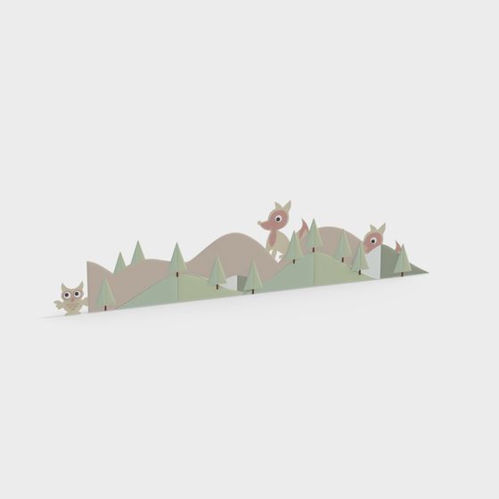 Fairy Tale Forest 3D Model