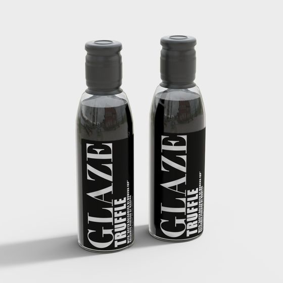 Glaze Truffle Spice Bottle 3D model