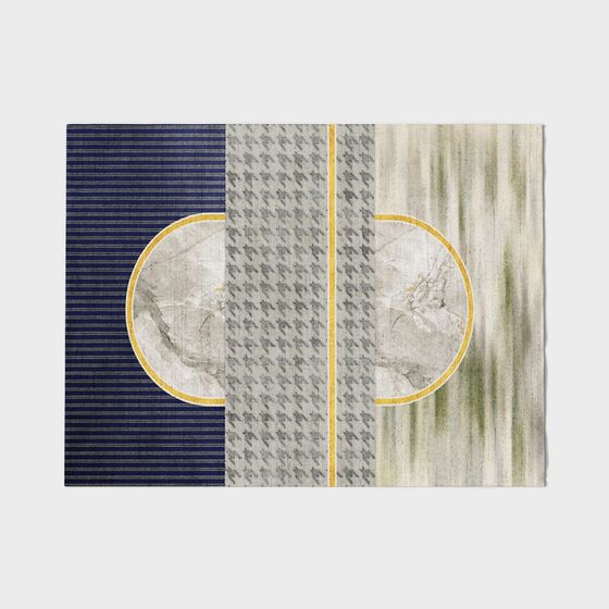 ModerY 기하학적 카펫