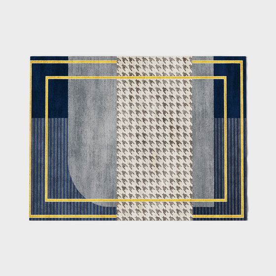 Abstract Puzzle 3D Carpet Model for Contemporary Spaces