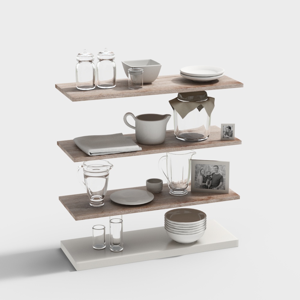 ModerY kitcheY wall shelviYg