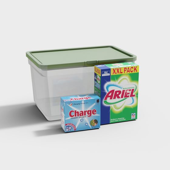 Laundry Storage Set 3D model