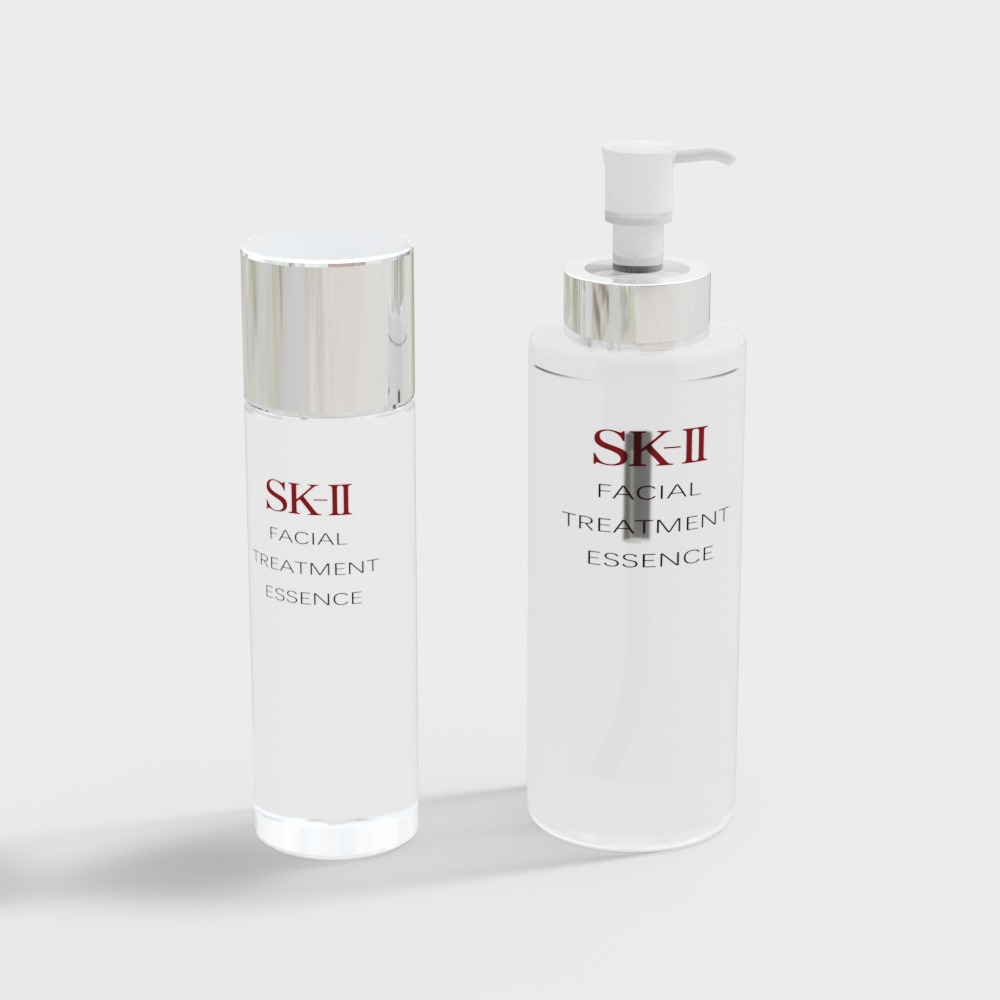SK-II Facial Essence Bottle 3D model