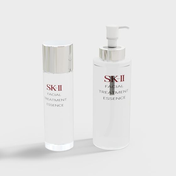 SK-II Facial Essence Bottle 3D model