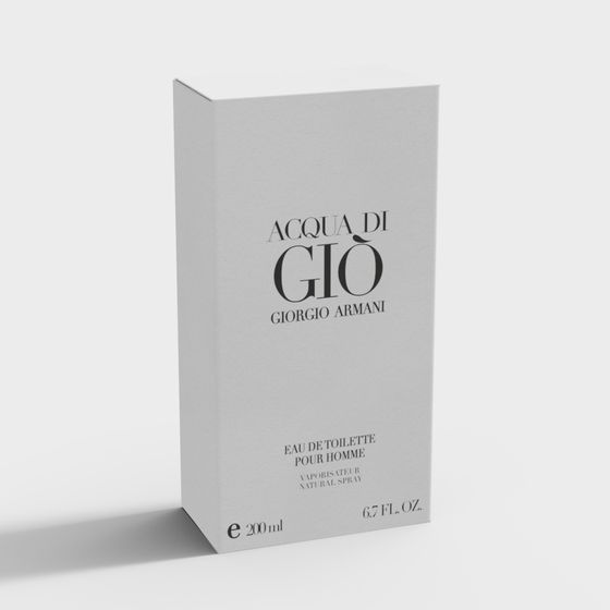 Acqua di Giò Perfume Packaging Box 3D model