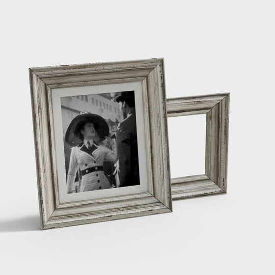 Classic Frame 3D model with Vintage Aesthetic