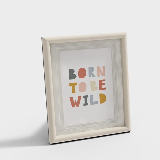 Born to Be Wild 3D Frame Model for Creative Spaces