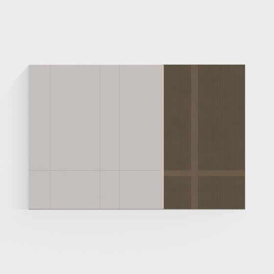 現代木質背景牆