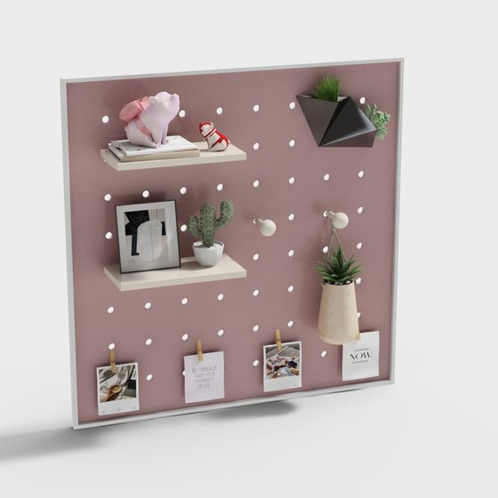 DIY Display Wall 3D model