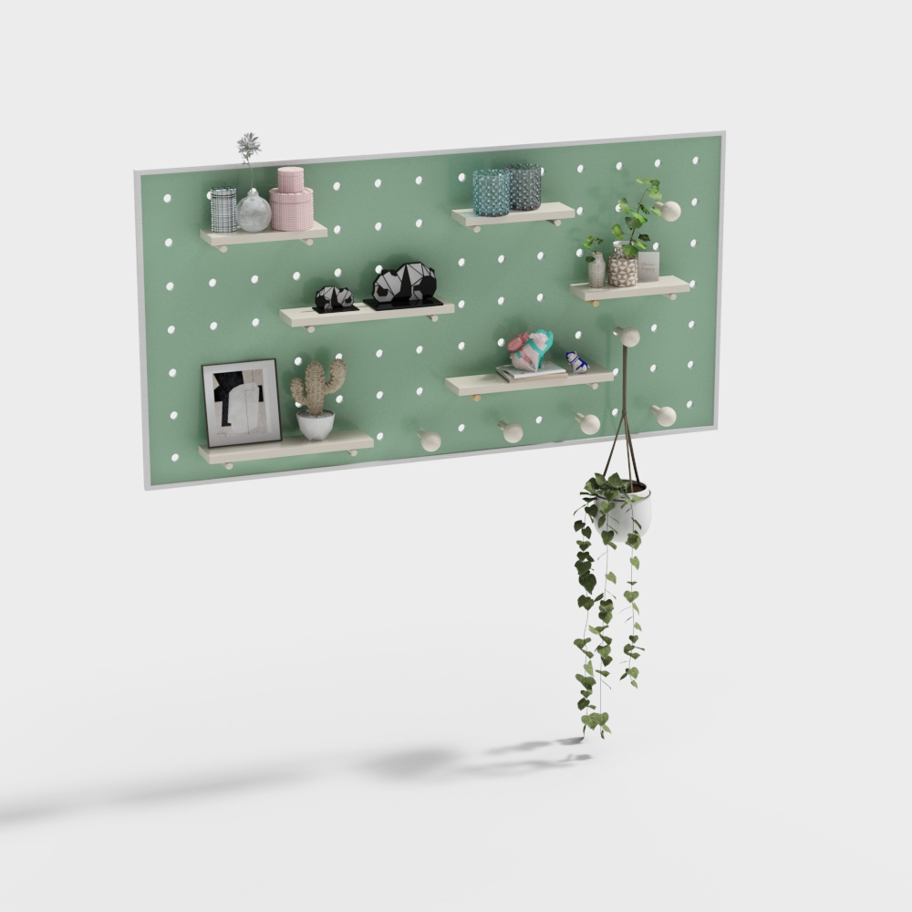 Nordic hole board wall decoration