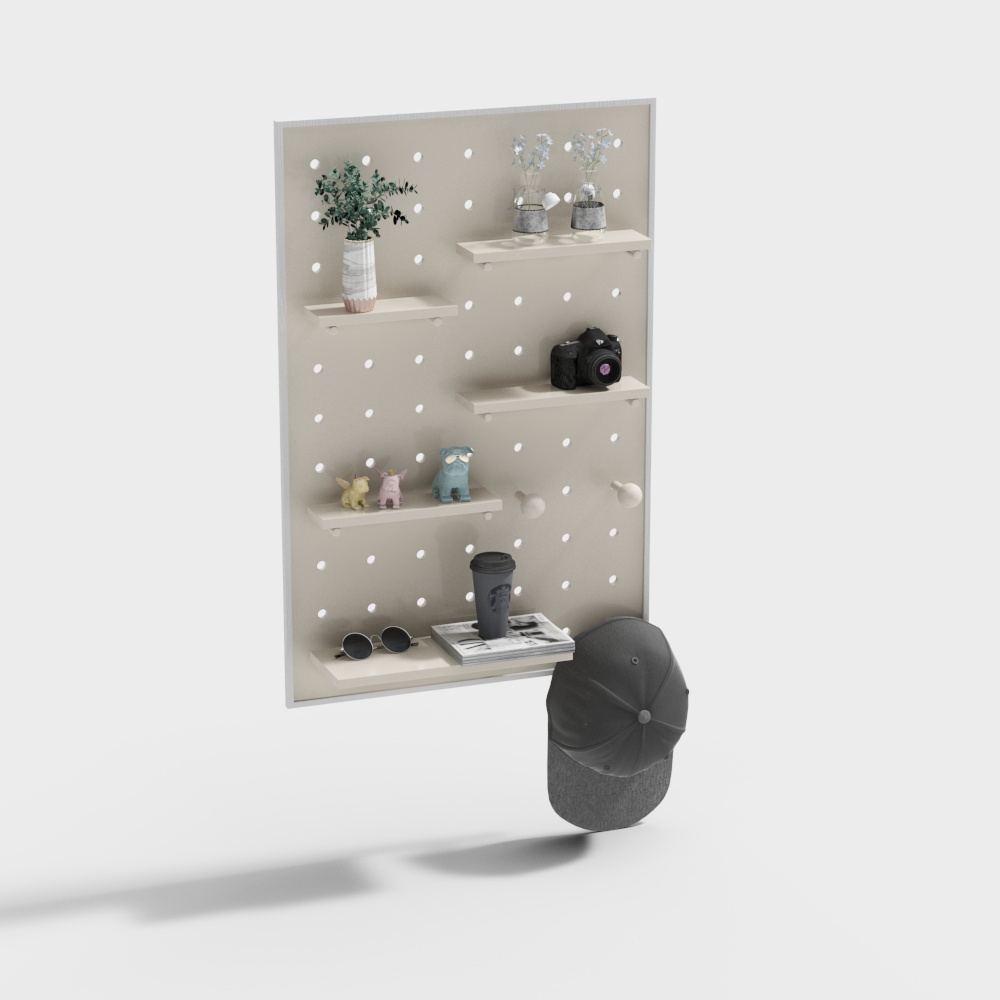 Nordic hole board wall decoration