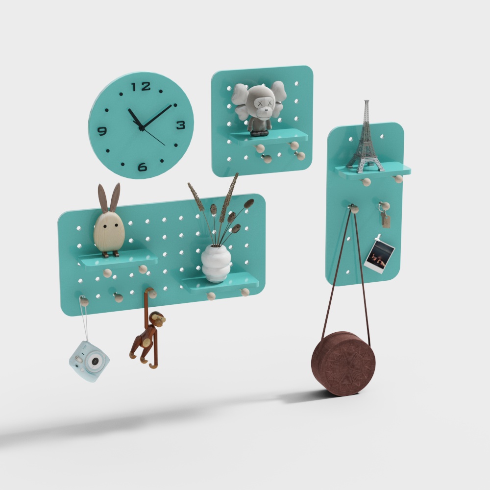 Nordic hole board wall decoration