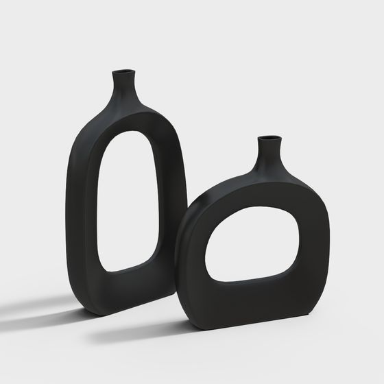 Vase Crockery 3D Model for Home Decor