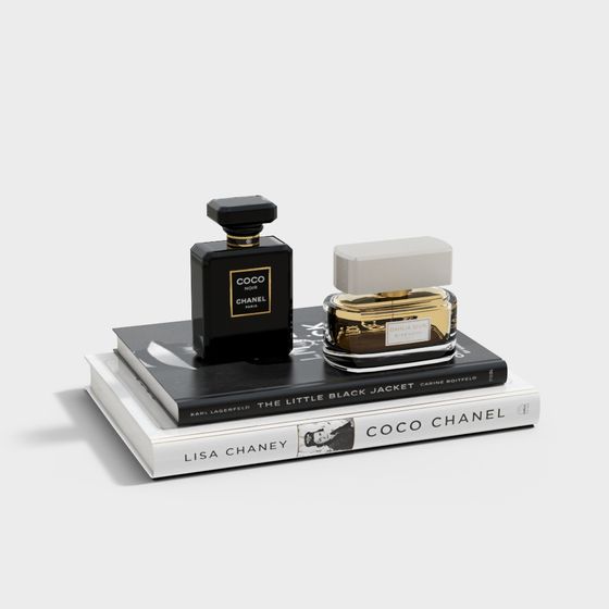 Chanel Elegance Perfume Bottle Set 3D model