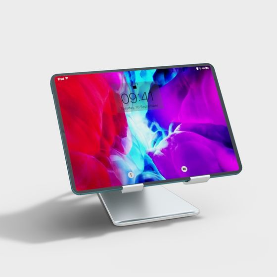 Low Poly iPad Stand 3D model